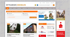 Desktop Screenshot of mittelweser-immobilien.de